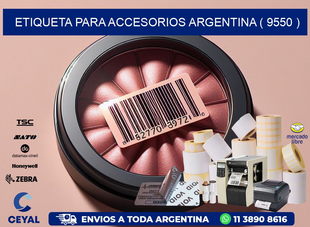ETIQUETA PARA ACCESORIOS ARGENTINA ( 9550 )