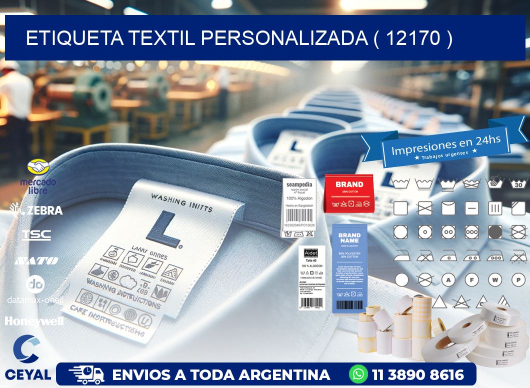 ETIQUETA TEXTIL PERSONALIZADA ( 12170 )