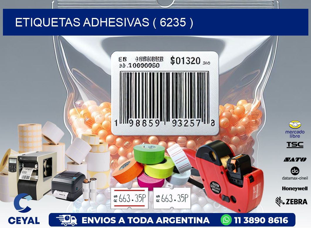 ETIQUETAS ADHESIVAS ( 6235 )