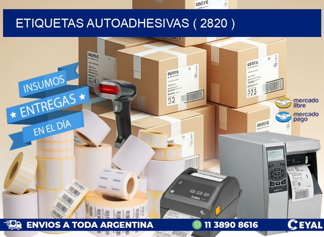 ETIQUETAS AUTOADHESIVAS ( 2820 )