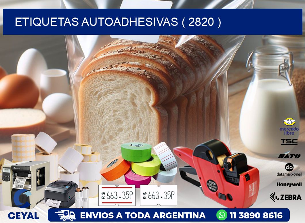 ETIQUETAS AUTOADHESIVAS ( 2820 )