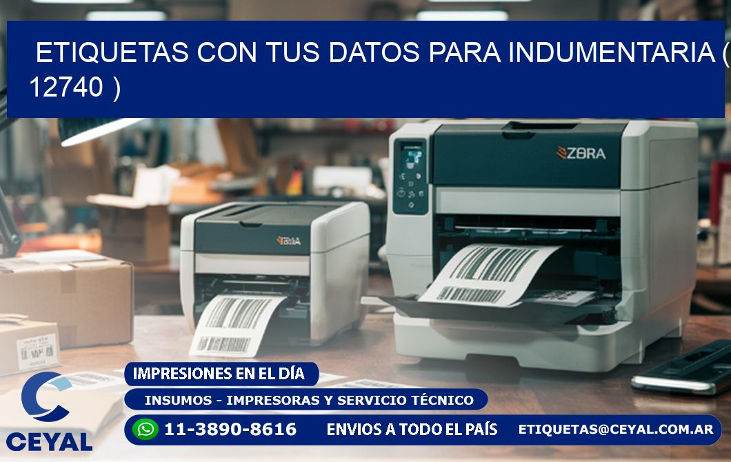 ETIQUETAS CON TUS DATOS PARA INDUMENTARIA ( 12740 )
