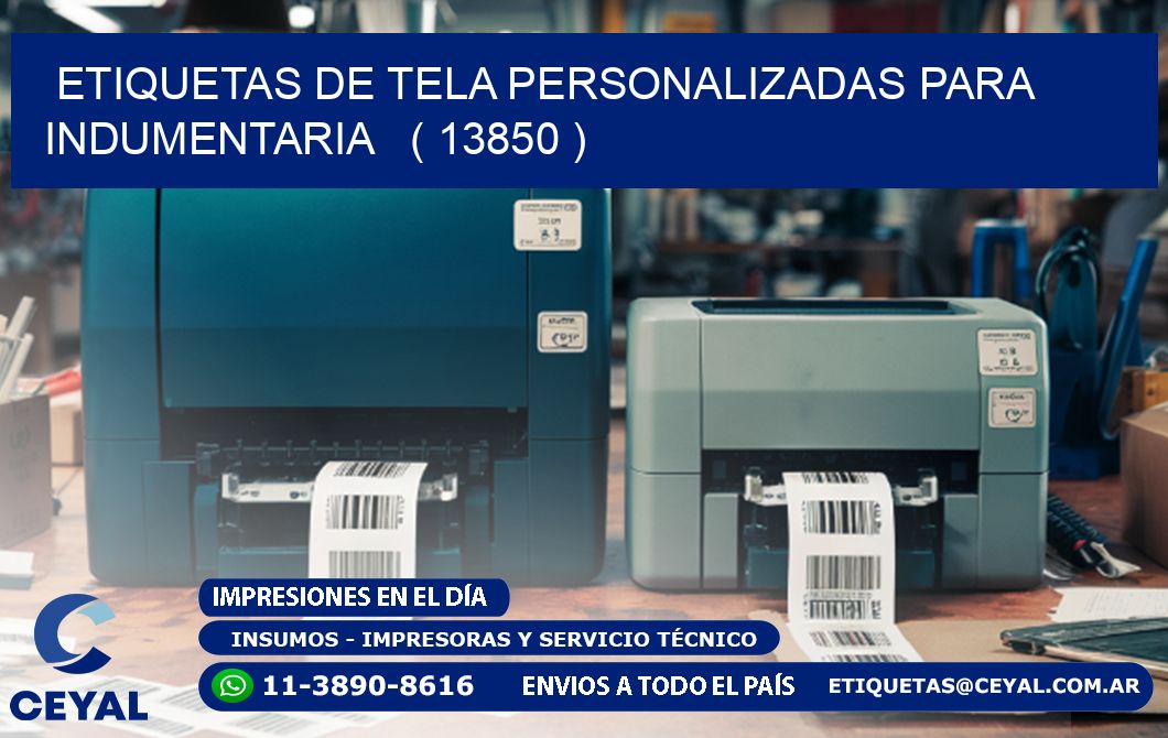 ETIQUETAS DE TELA PERSONALIZADAS PARA INDUMENTARIA   ( 13850 )