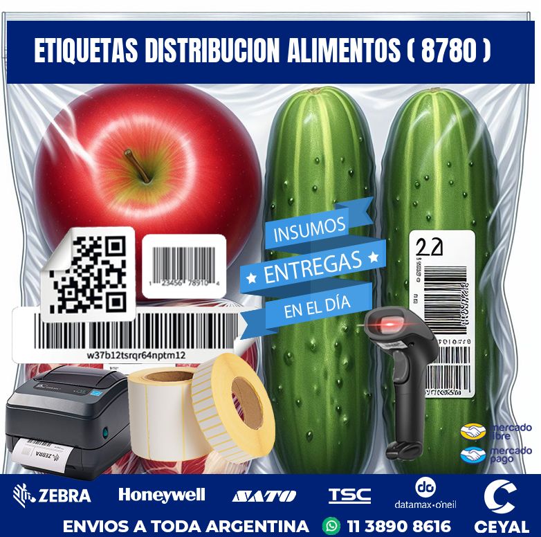 ETIQUETAS DISTRIBUCION ALIMENTOS ( 8780 )