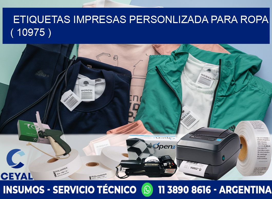 ETIQUETAS IMPRESAS PERSONLIZADA PARA ROPA ( 10975 )