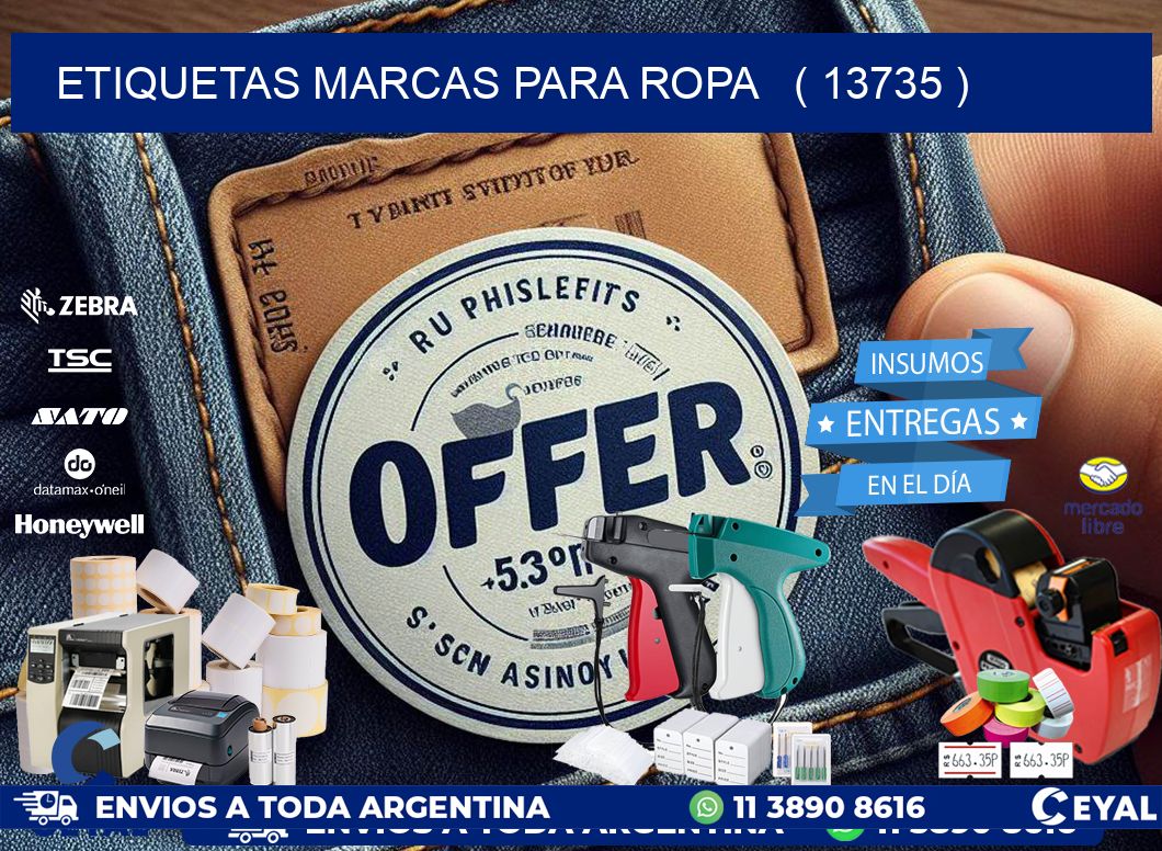 ETIQUETAS MARCAS PARA ROPA ( 13735 )