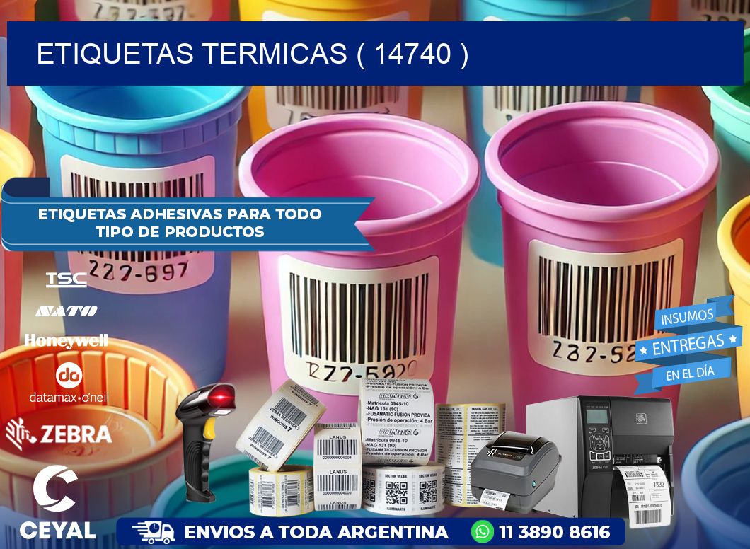 ETIQUETAS TERMICAS ( 14740 )