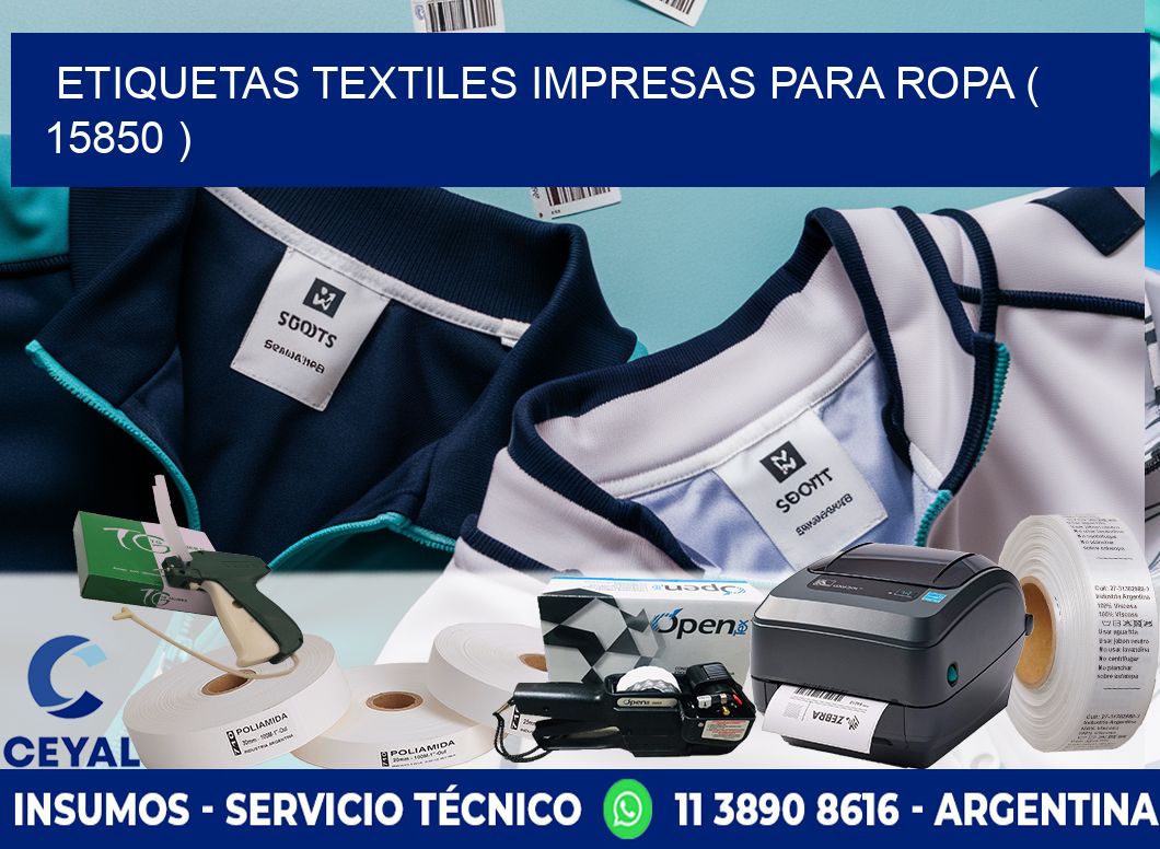 ETIQUETAS TEXTILES IMPRESAS PARA ROPA ( 15850 )