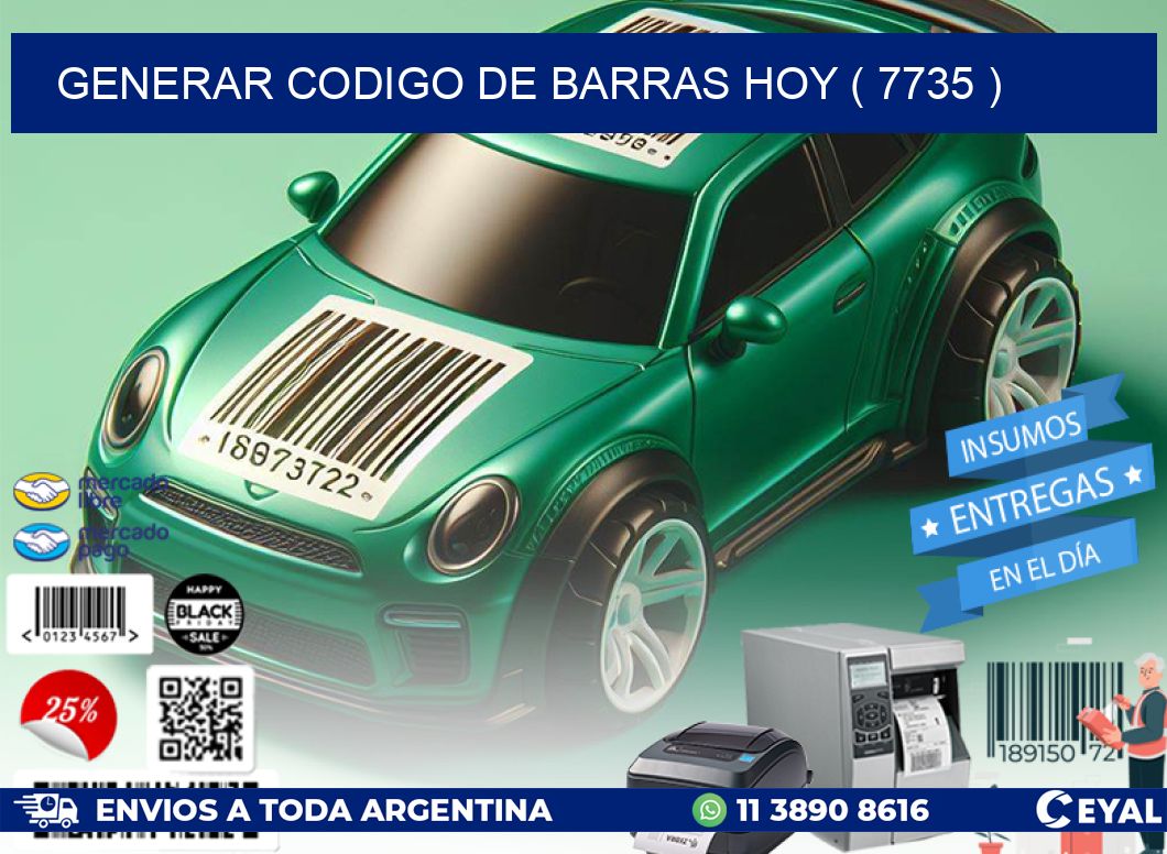 GENERAR CODIGO DE BARRAS HOY ( 7735 )