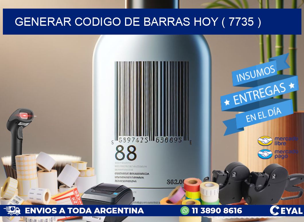 GENERAR CODIGO DE BARRAS HOY ( 7735 )