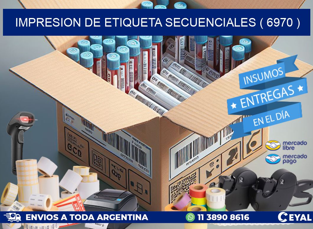IMPRESION DE ETIQUETA SECUENCIALES ( 6970 )