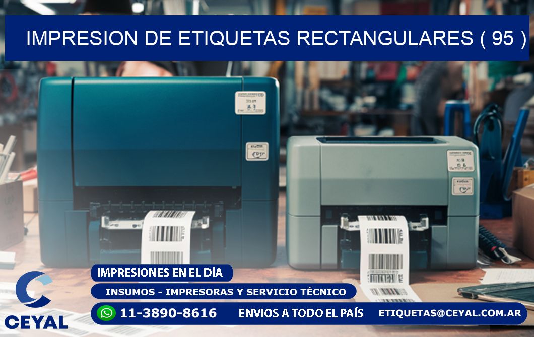 IMPRESION DE ETIQUETAS RECTANGULARES ( 95 )