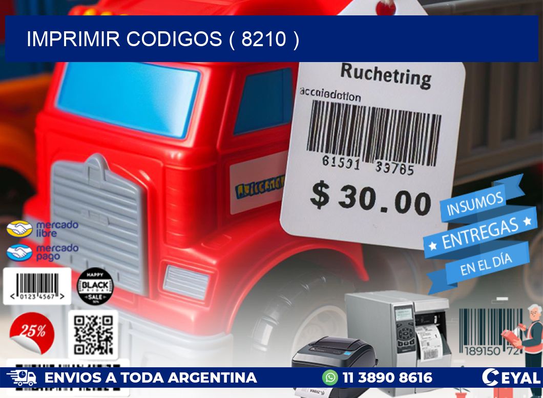 IMPRIMIR CODIGOS ( 8210 )