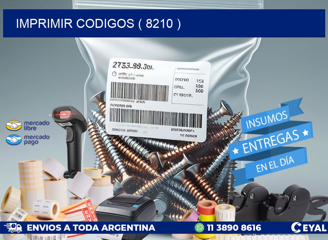 IMPRIMIR CODIGOS ( 8210 )