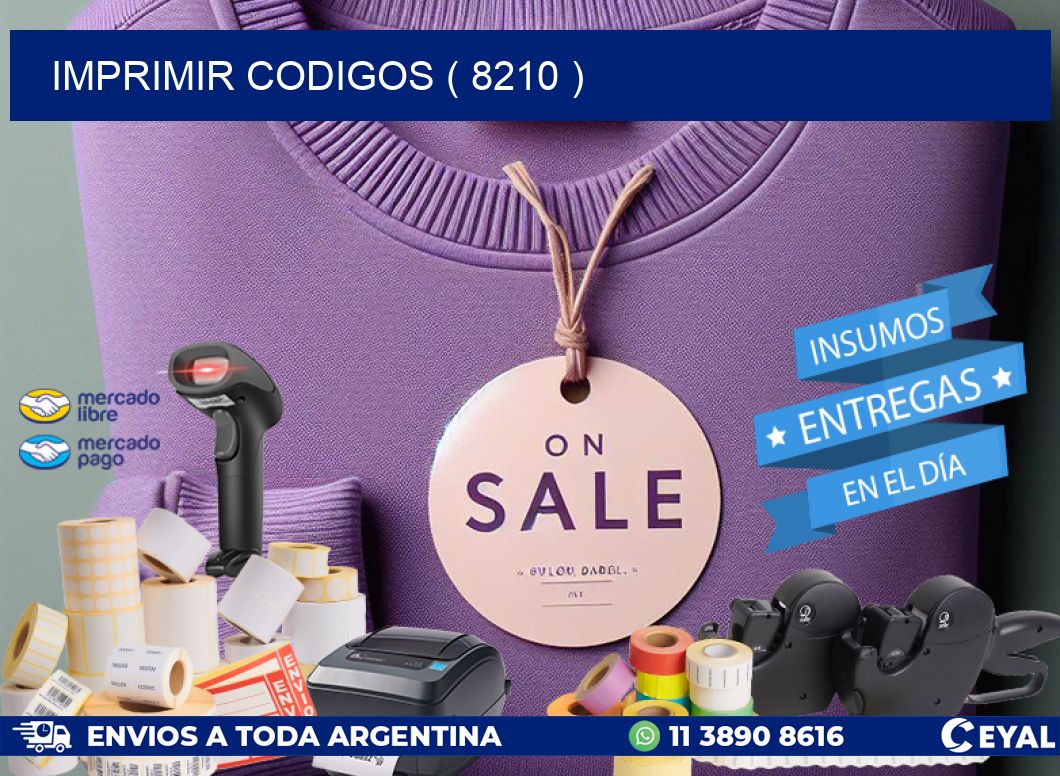 IMPRIMIR CODIGOS ( 8210 )