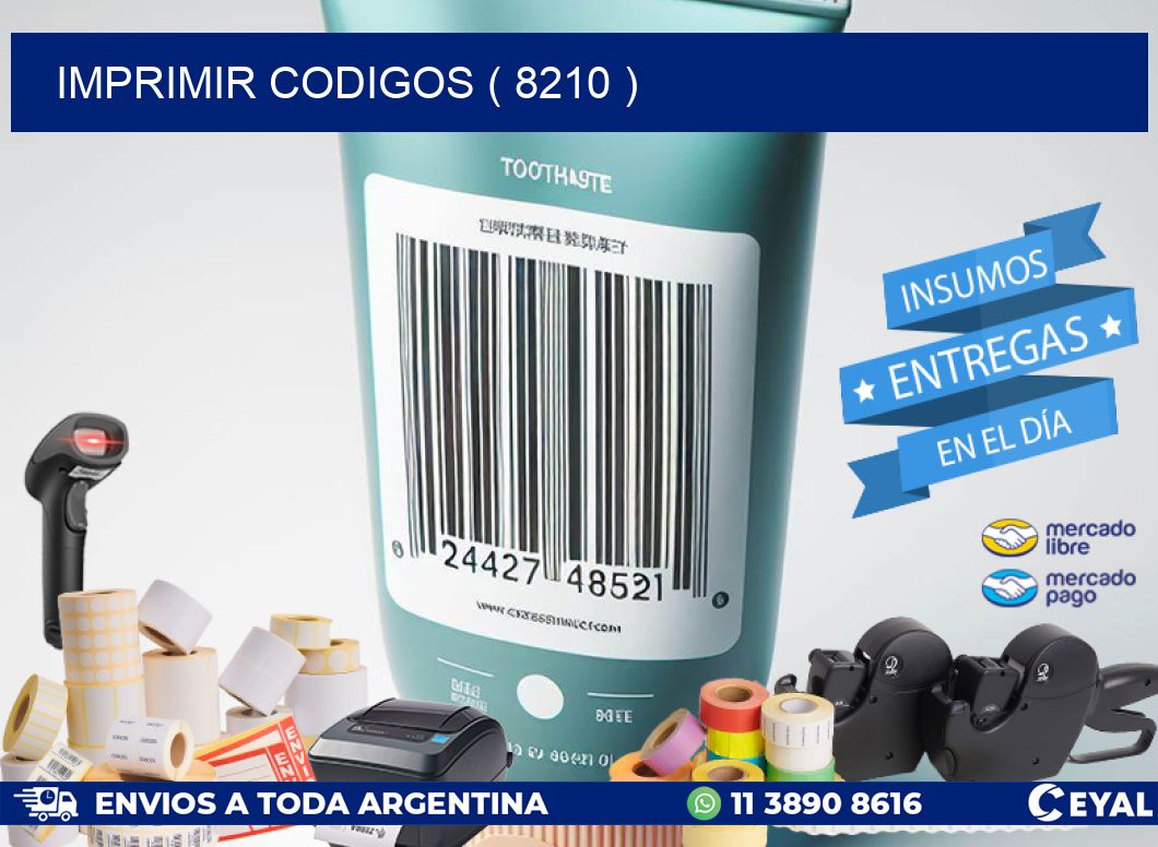 IMPRIMIR CODIGOS ( 8210 )