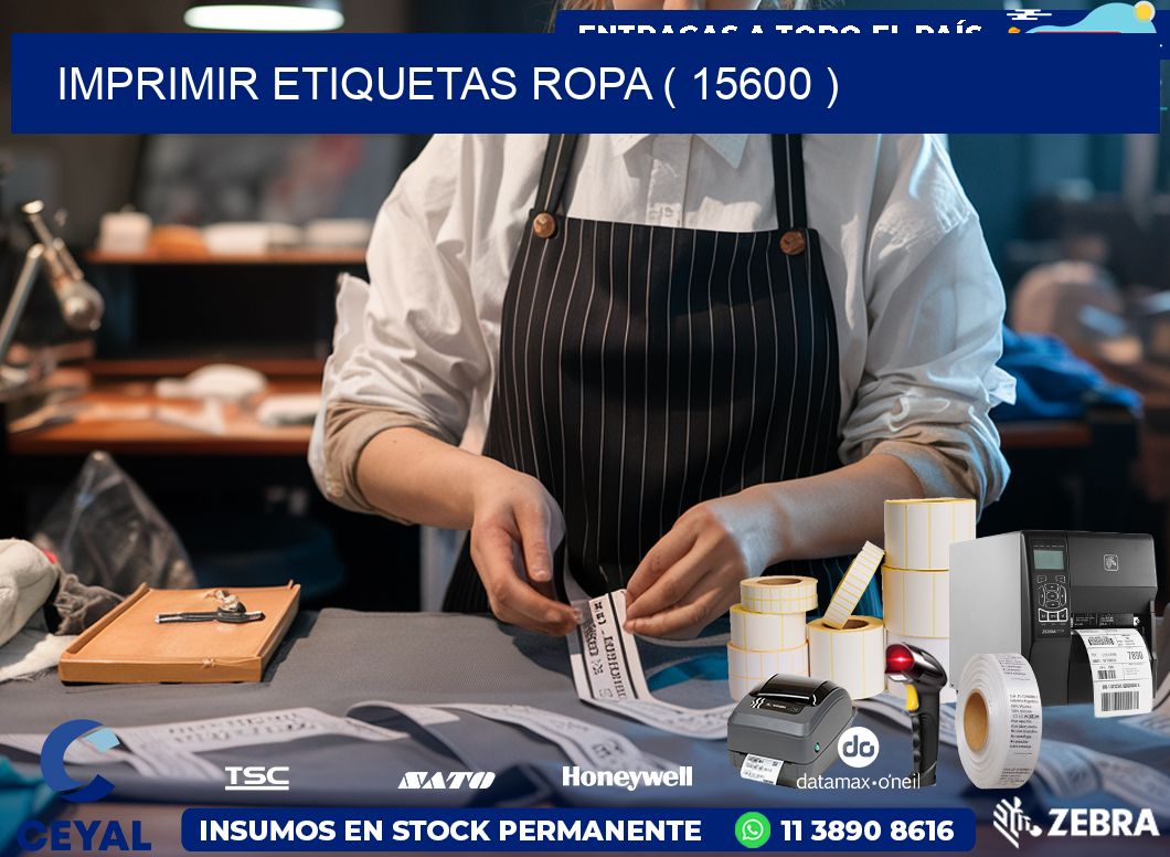 IMPRIMIR ETIQUETAS ROPA ( 15600 )