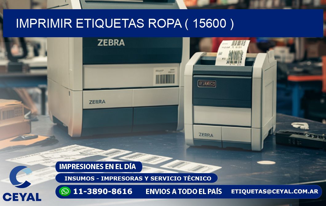 IMPRIMIR ETIQUETAS ROPA ( 15600 )