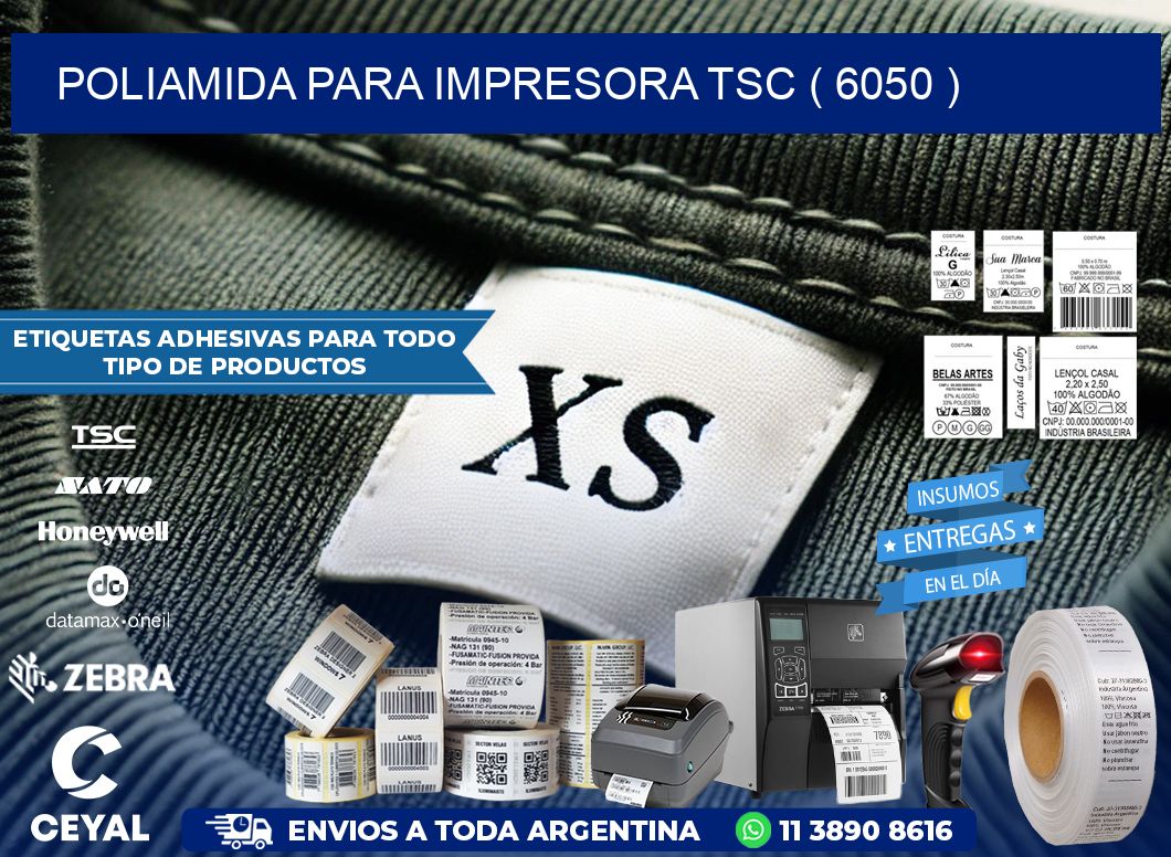 POLIAMIDA PARA IMPRESORA TSC ( 6050 )