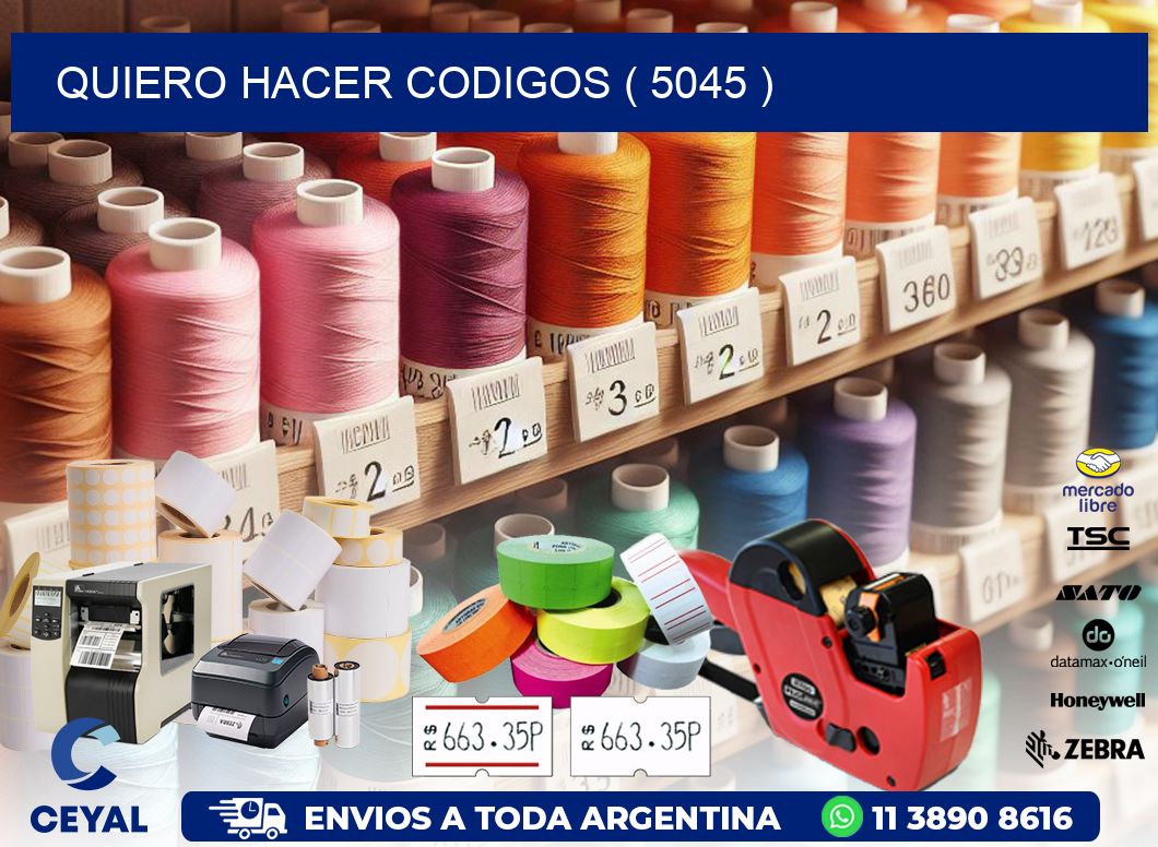 QUIERO HACER CODIGOS ( 5045 )