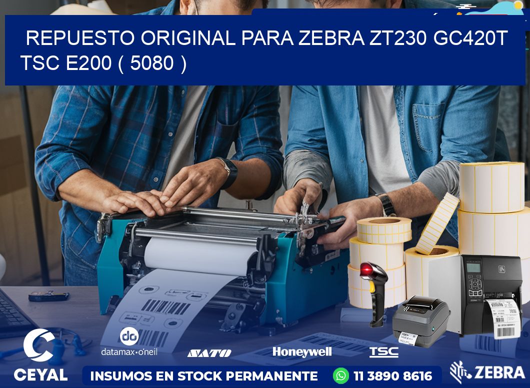 REPUESTO ORIGINAL PARA ZEBRA ZT230 GC420T TSC E200 ( 5080 )