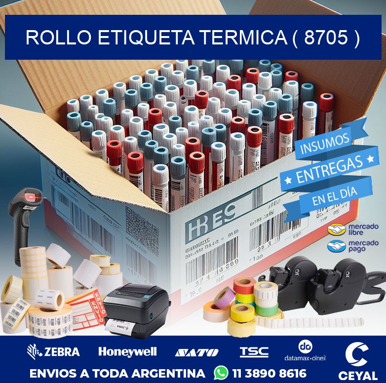 ROLLO ETIQUETA TERMICA ( 8705 )