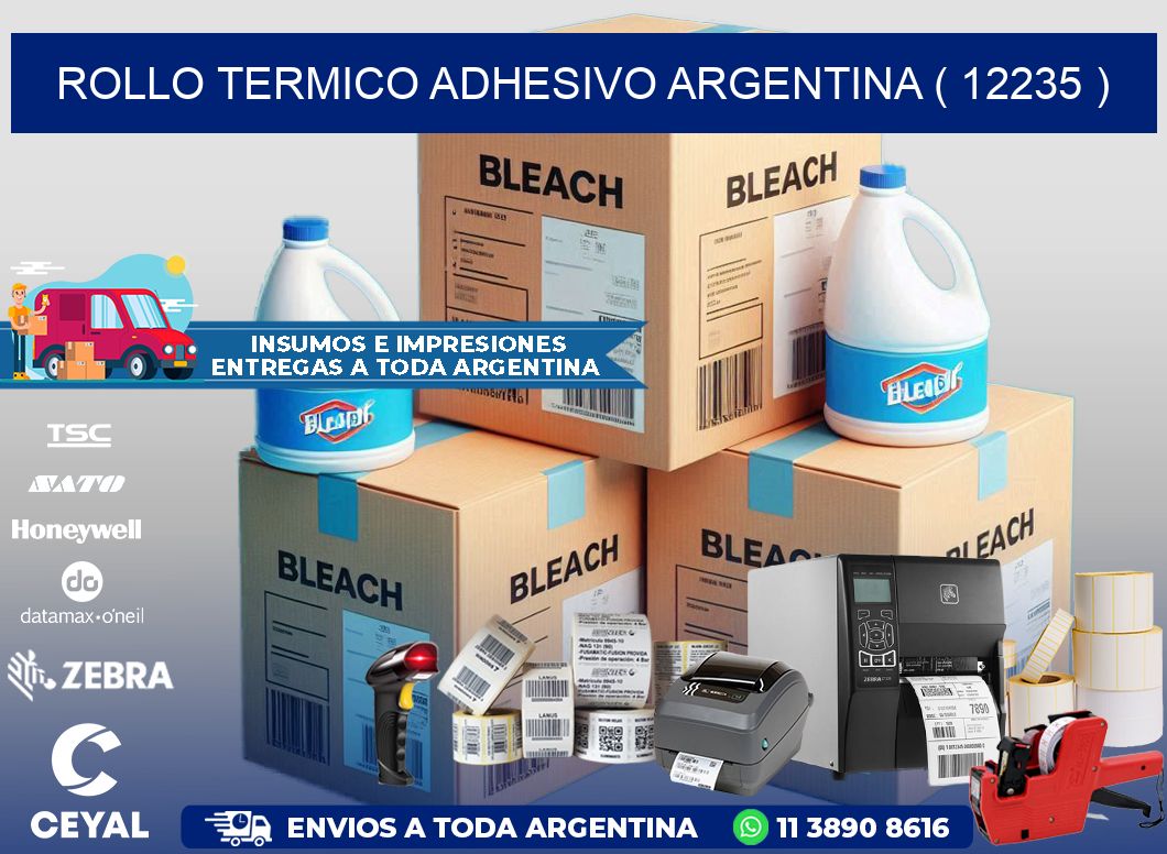 ROLLO TERMICO ADHESIVO ARGENTINA ( 12235 )