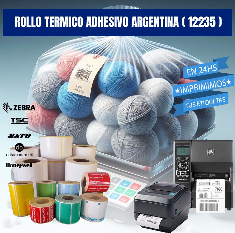 ROLLO TERMICO ADHESIVO ARGENTINA ( 12235 )