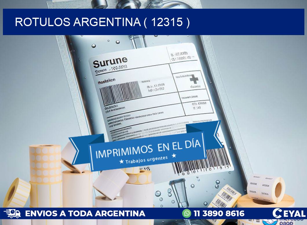 ROTULOS ARGENTINA ( 12315 )