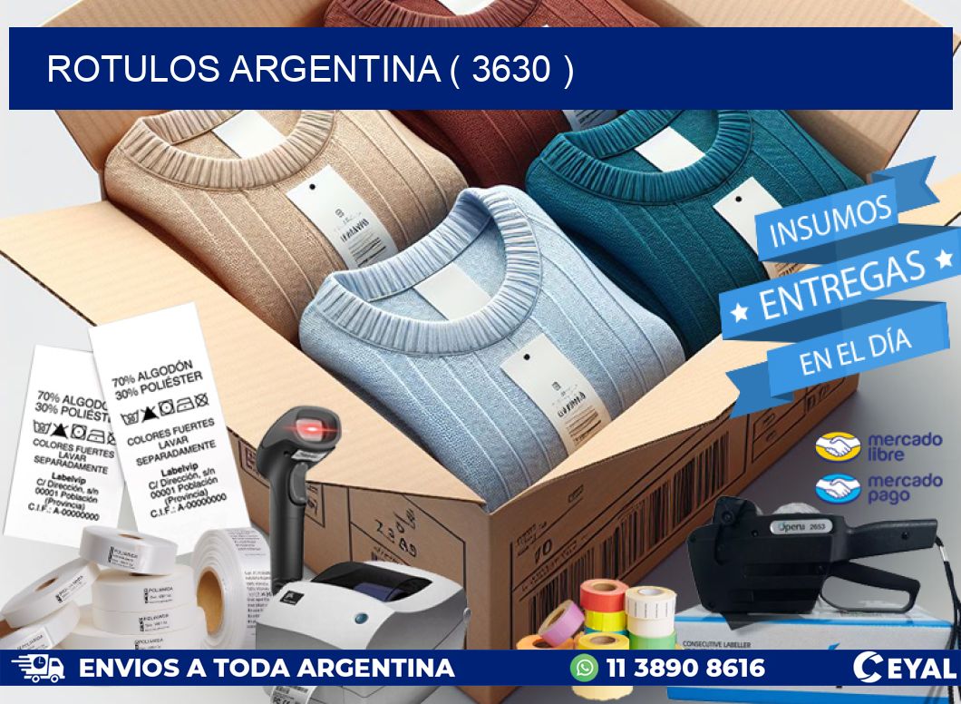 ROTULOS ARGENTINA ( 3630 )