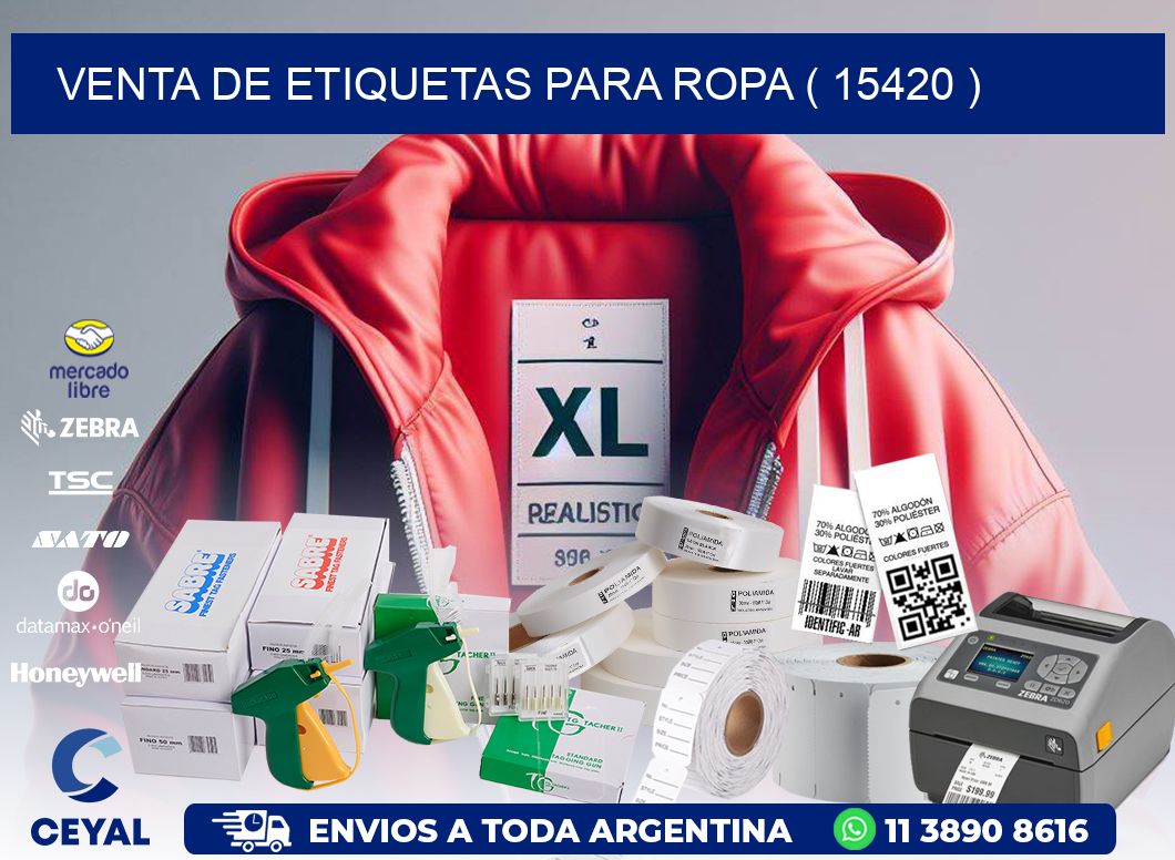 VENTA DE ETIQUETAS PARA ROPA ( 15420 )