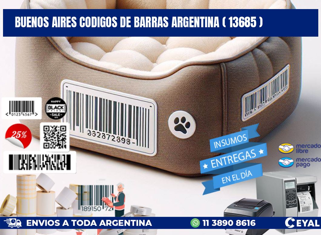 buenos aires codigos de barras argentina ( 13685 )