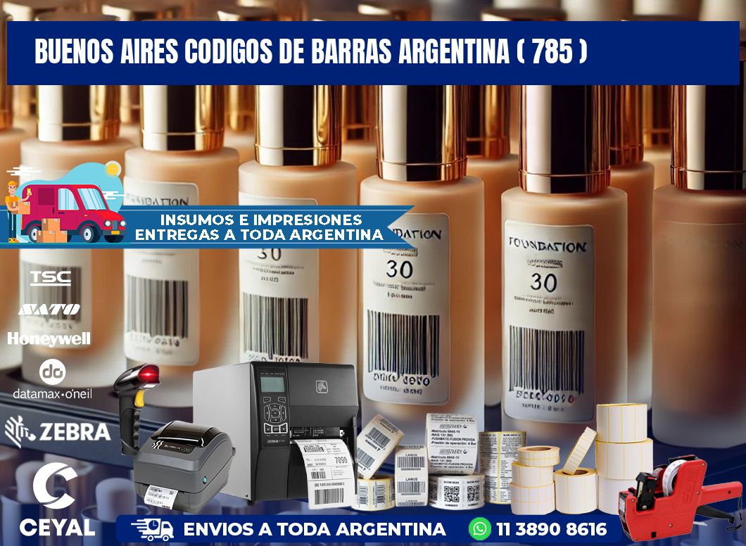 buenos aires codigos de barras argentina ( 785 )