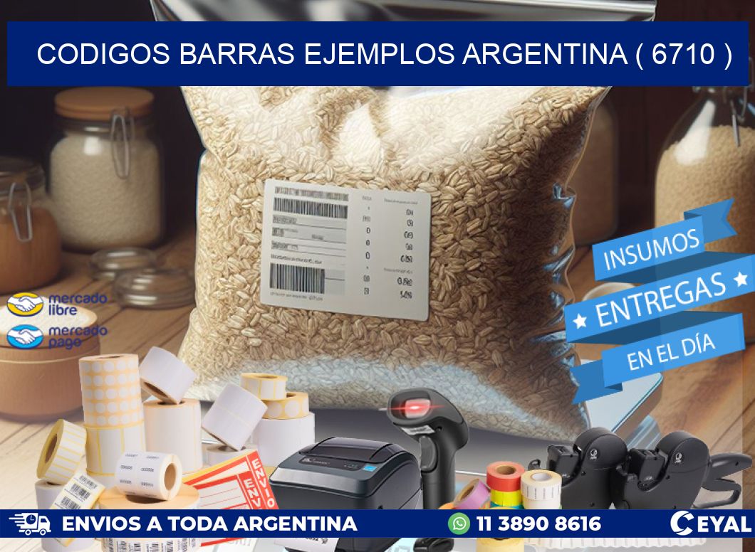 codigos barras ejemplos argentina ( 6710 )