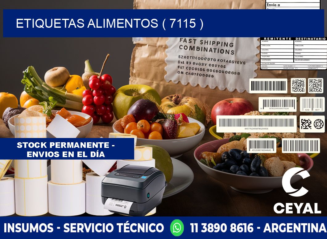 etiquetas alimentos ( 7115 )