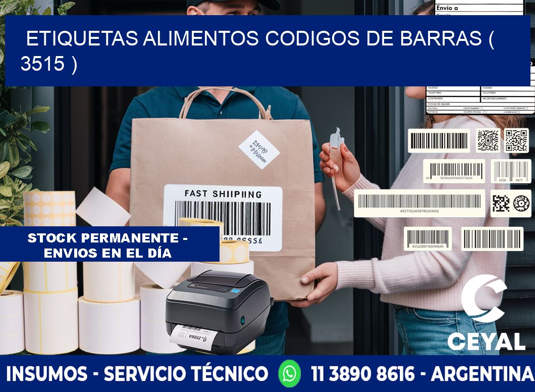 etiquetas alimentos codigos de barras ( 3515 )