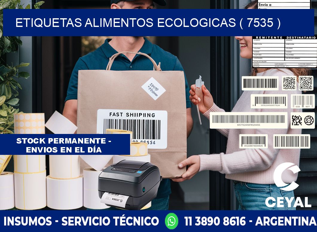 etiquetas alimentos ecologicas ( 7535 )