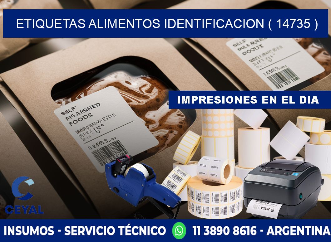 etiquetas alimentos identificacion ( 14735 )