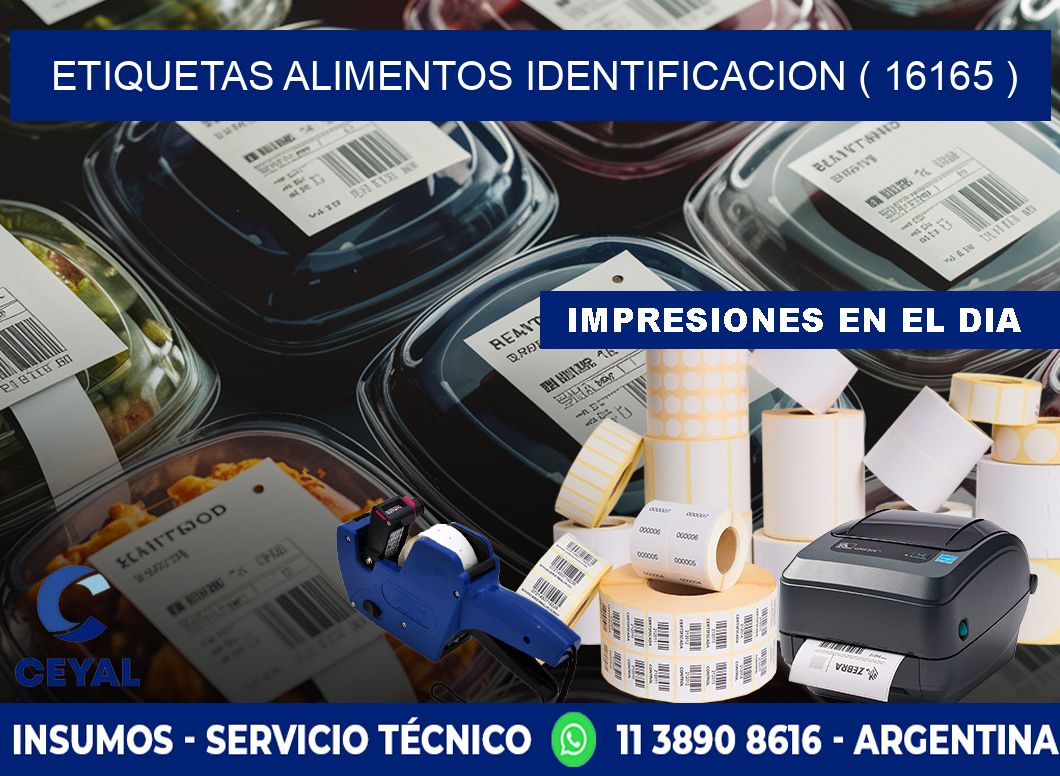 etiquetas alimentos identificacion ( 16165 )