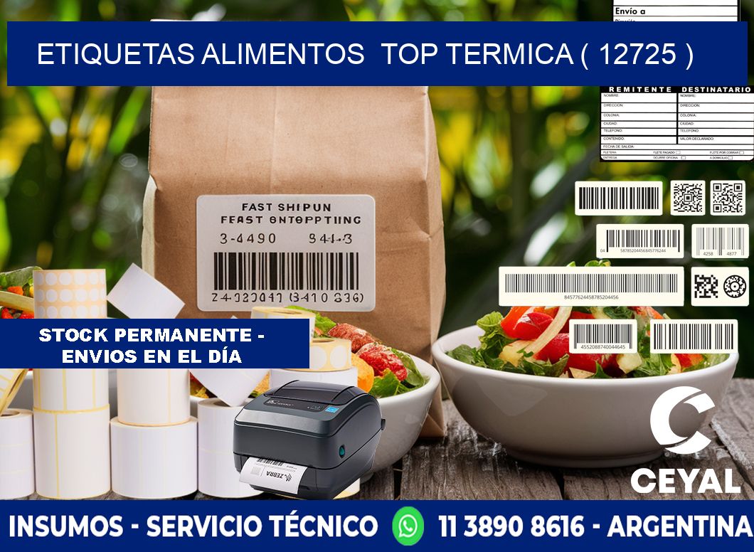 etiquetas alimentos  top termica ( 12725 )