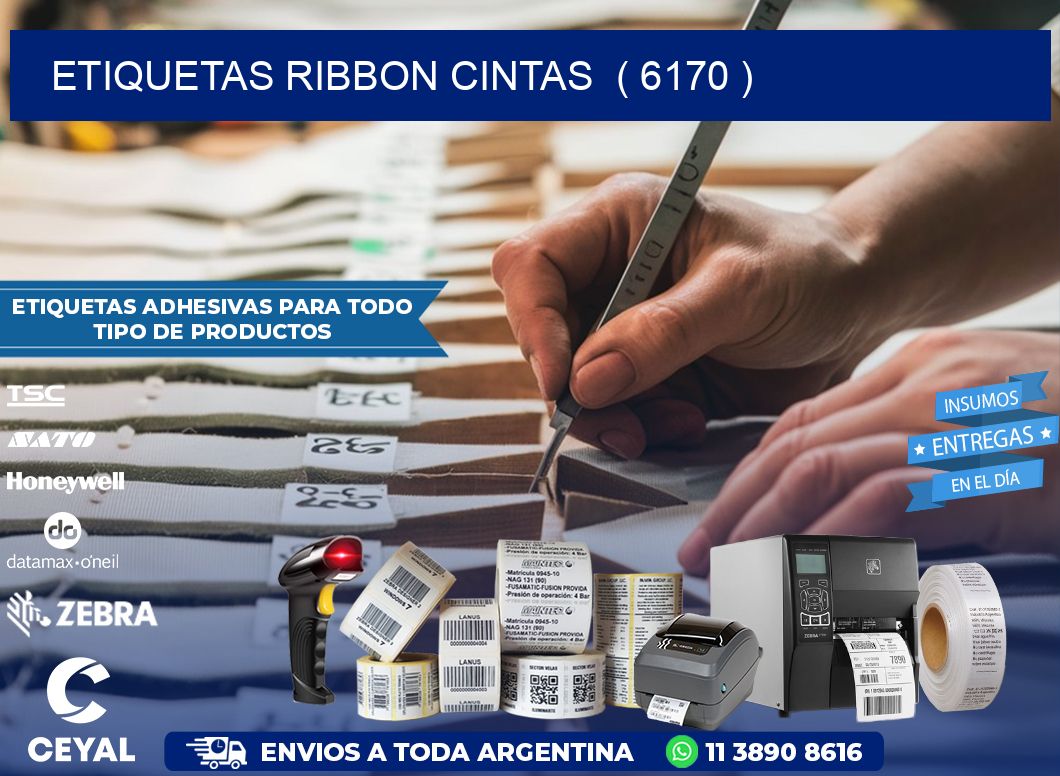 etiquetas ribbon cintas  ( 6170 )