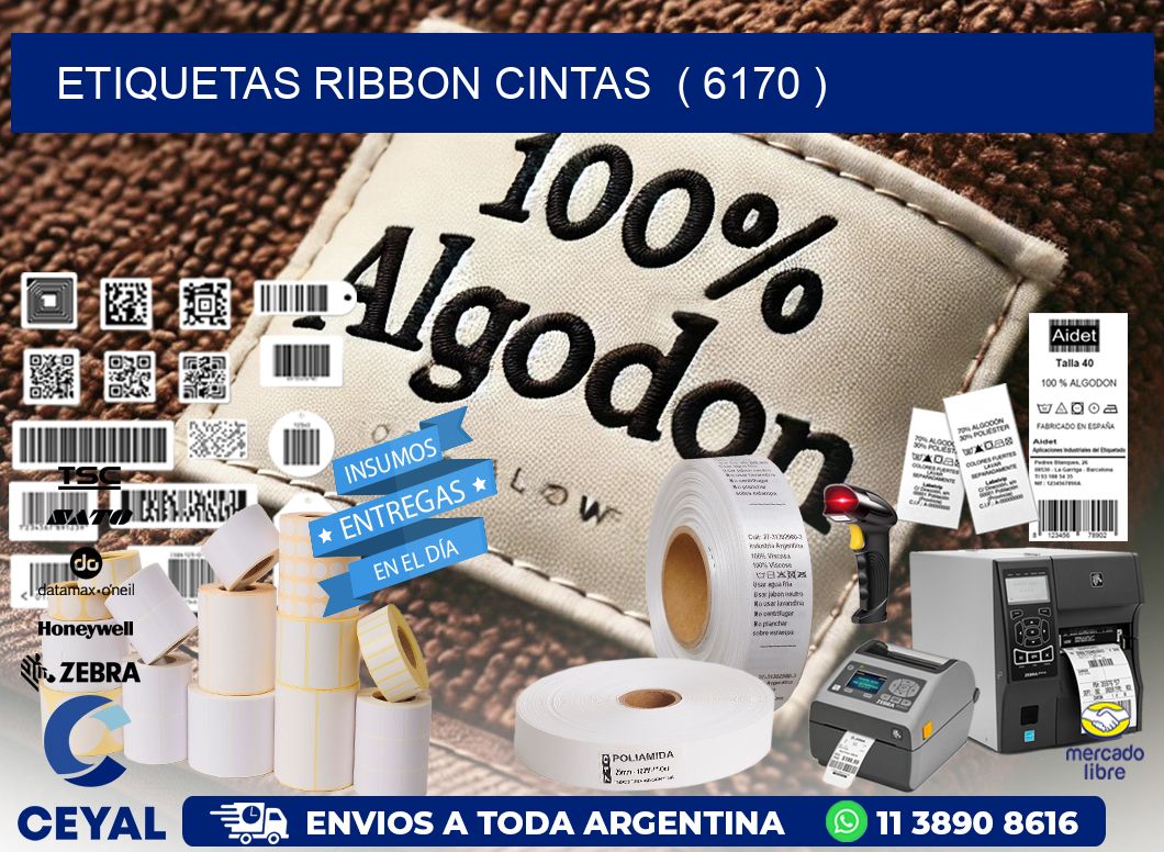 etiquetas ribbon cintas  ( 6170 )