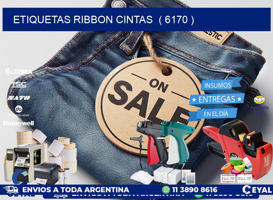 etiquetas ribbon cintas  ( 6170 )