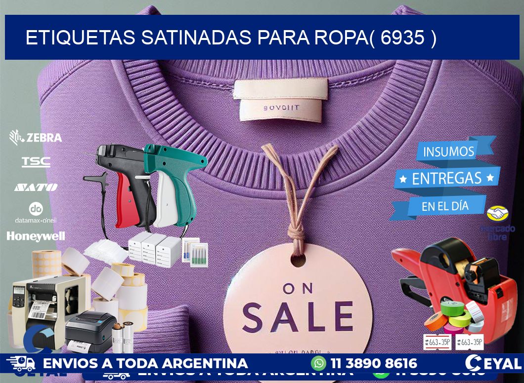 etiquetas satinadas para ropa( 6935 )