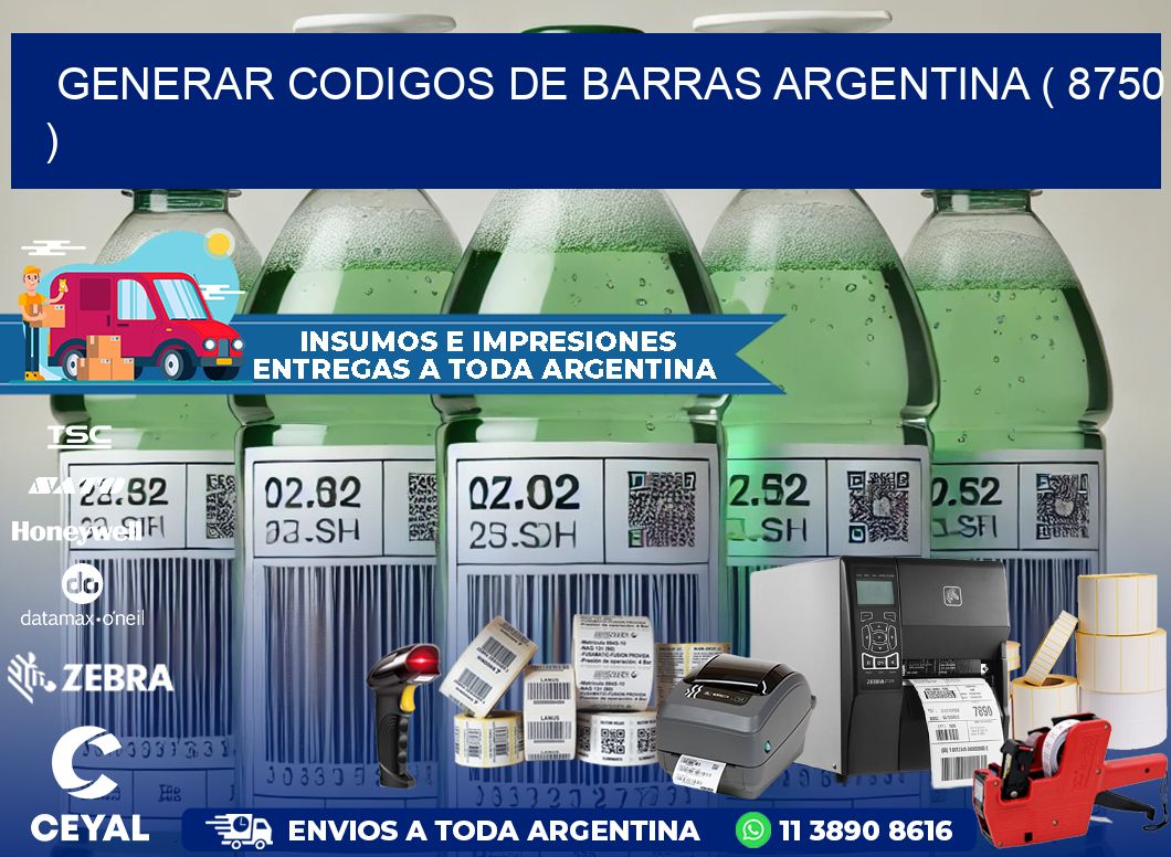 generar codigos de barras argentina ( 8750 )