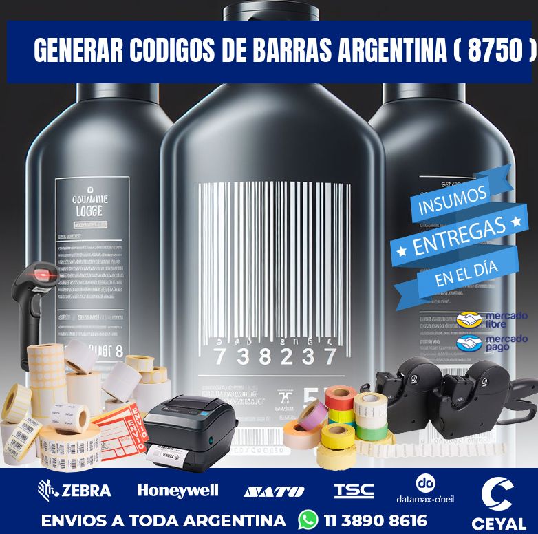 generar codigos de barras argentina ( 8750 )