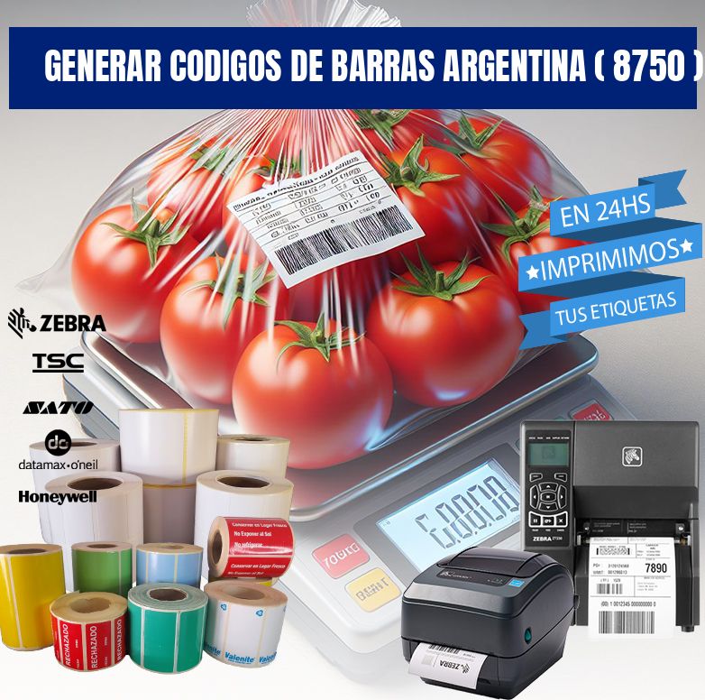 generar codigos de barras argentina ( 8750 )