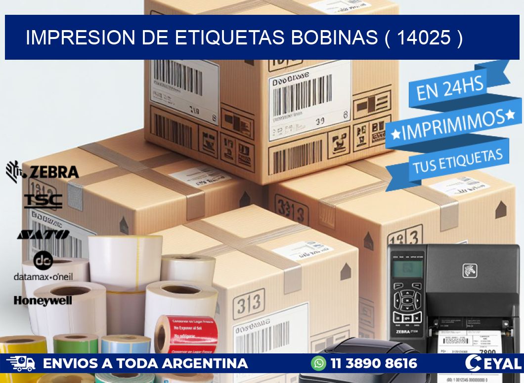 impresion de etiquetas bobinas ( 14025 )