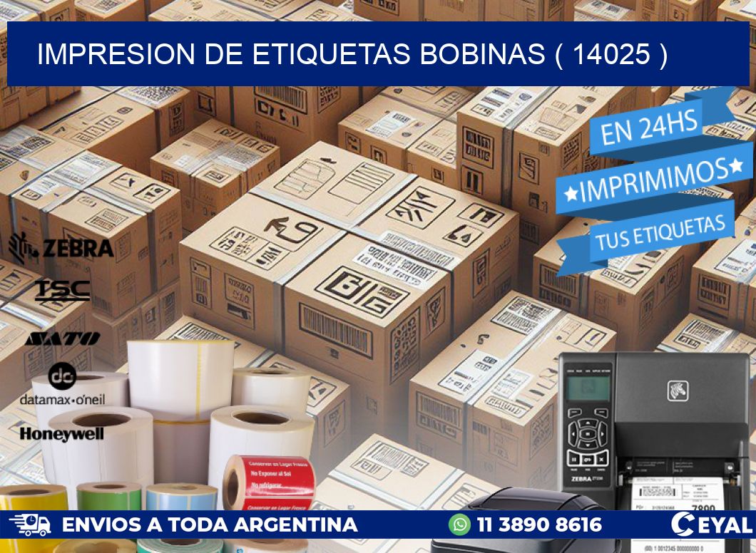 impresion de etiquetas bobinas ( 14025 )