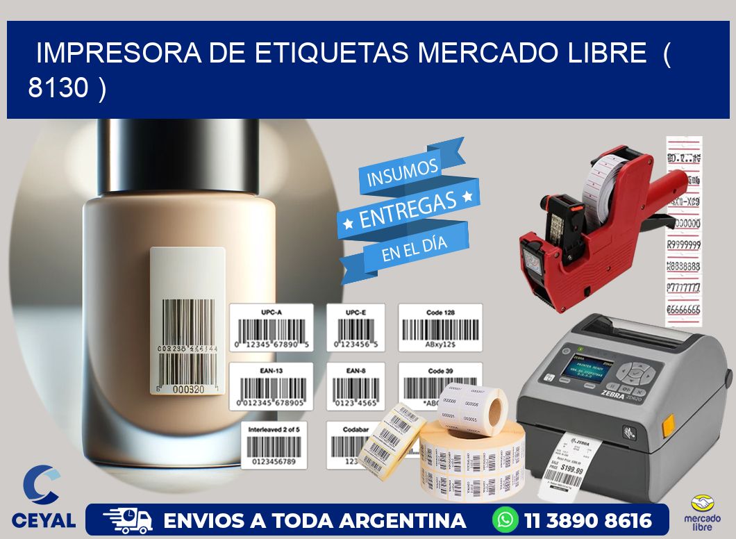 impresora de etiquetas mercado libre  ( 8130 )